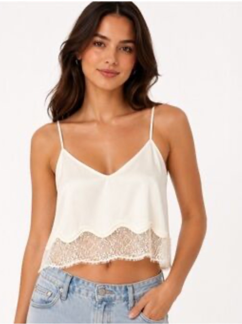 Aritzia Wilfred Chimere Silk Lace Camisole